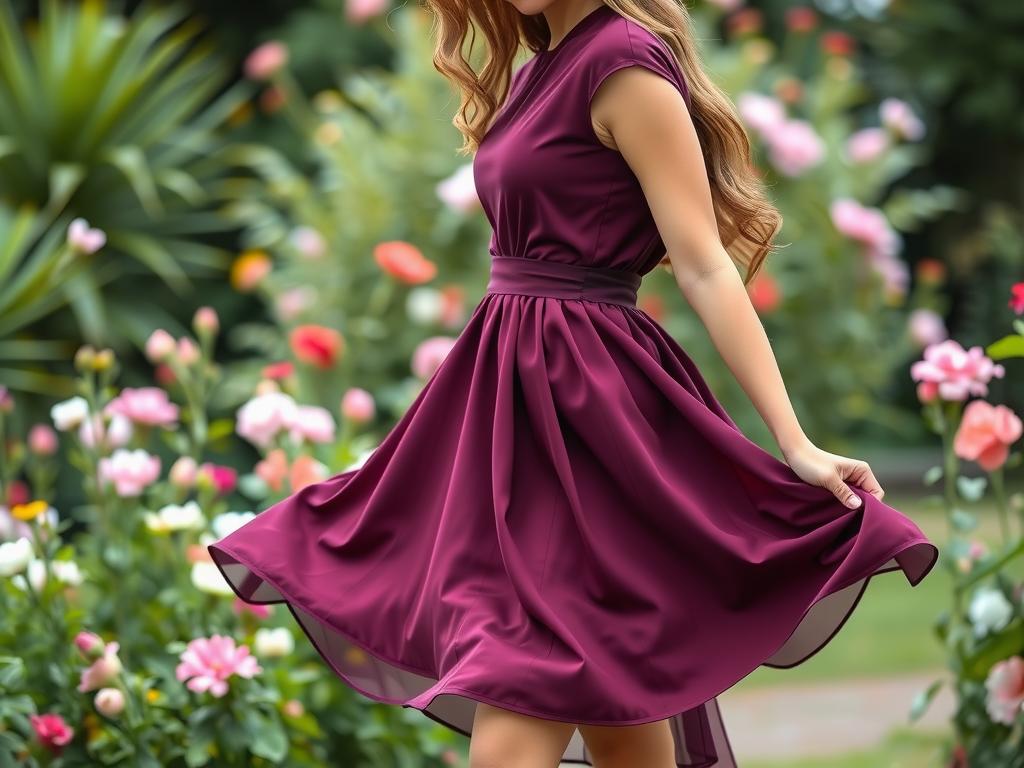 A dress designed to enhance and celebrate a curvy silhouette.