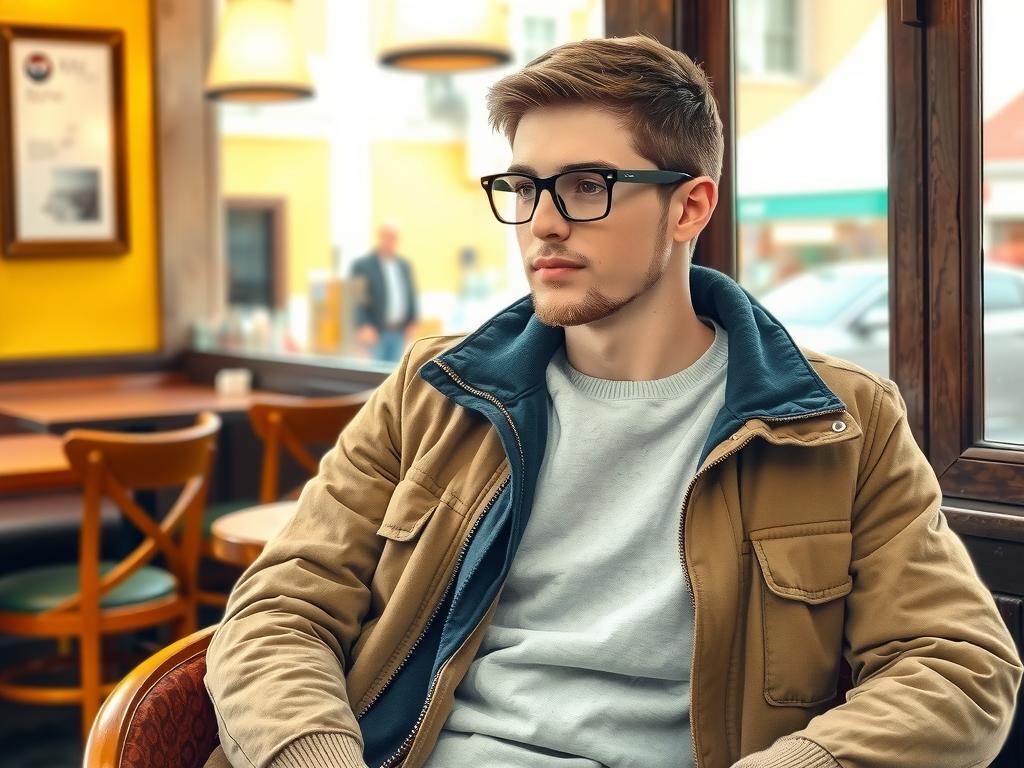 Casual yet chic layering with a sweater and jacket for a trendy look.