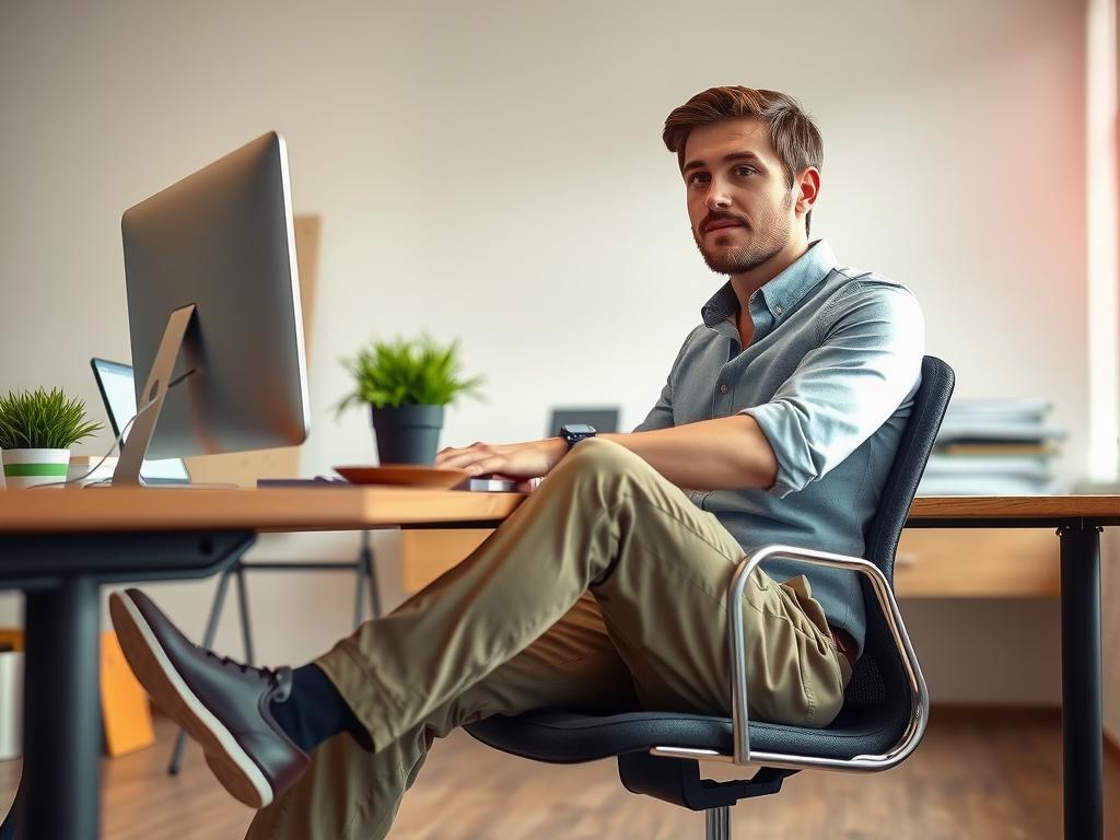 Comfortable yet chic trousers perfect for the office.