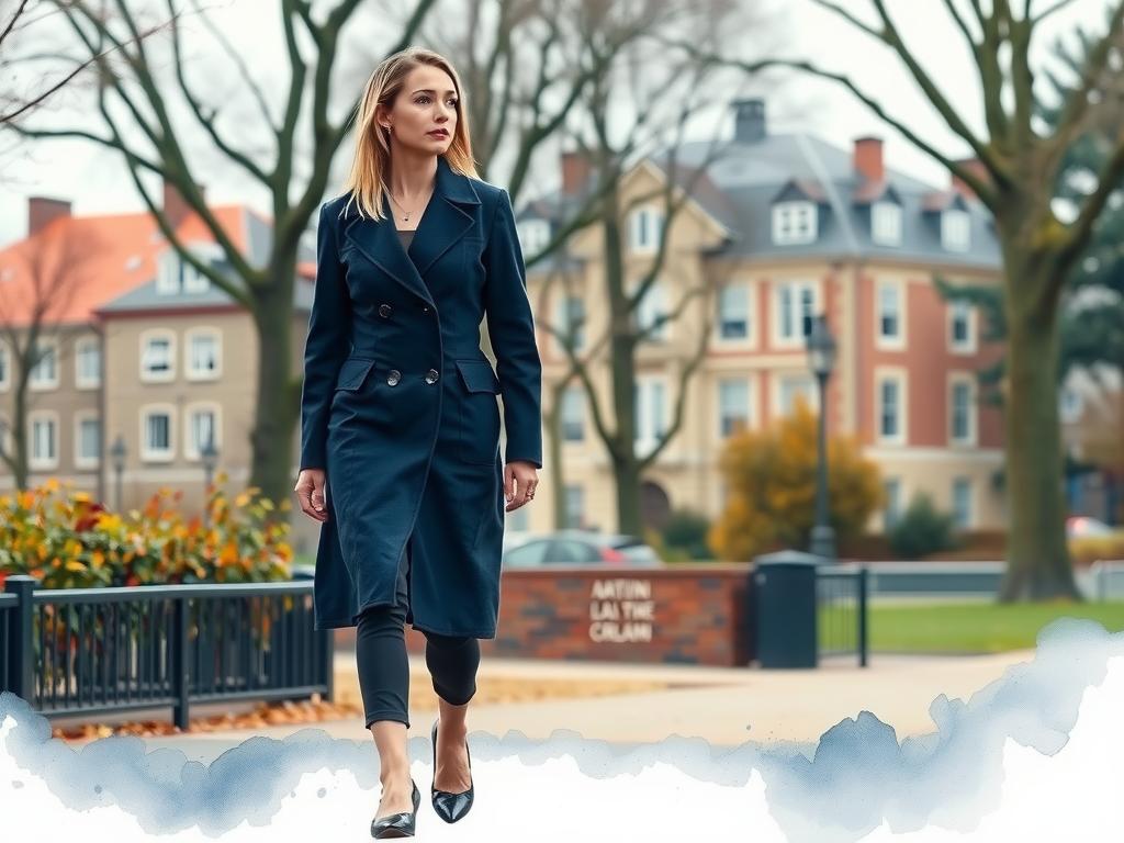 Monochrome outfits streamline your figure and enhance height.