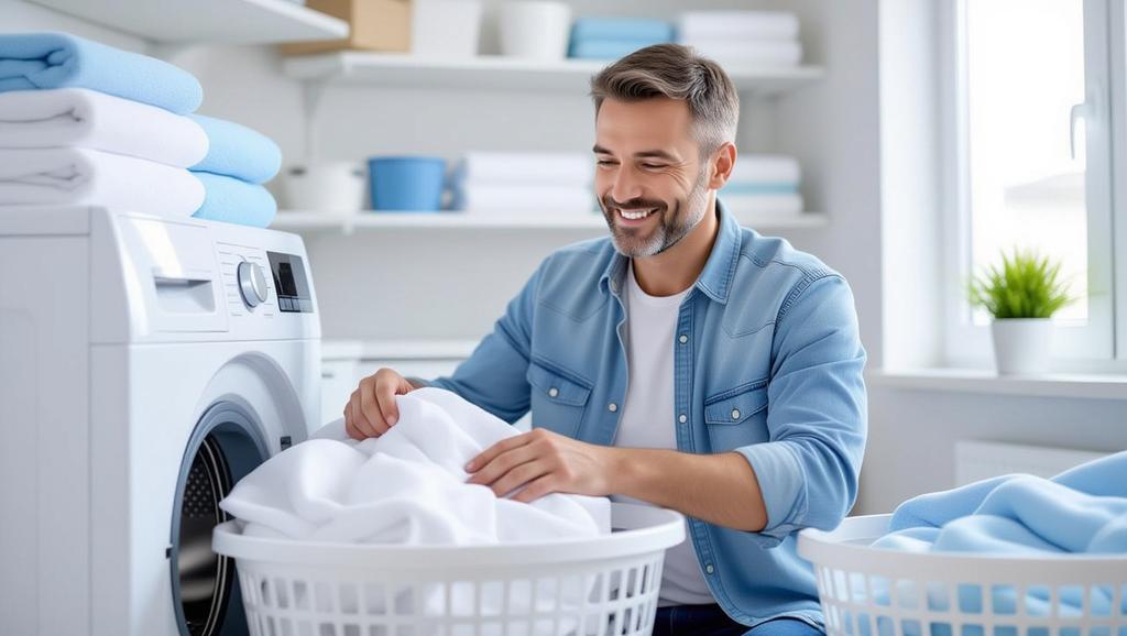Choosing the correct settings on your washing machine keeps white fabrics vibrant and free from dulling over time.
