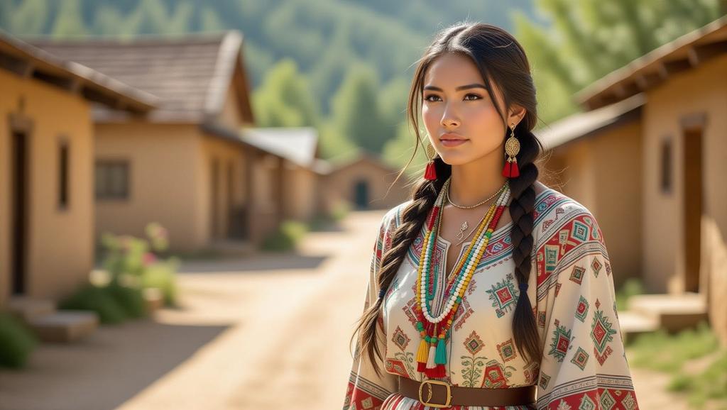 Examine how Native American fashion elements reflect historical significance and personal identity in everyday outfits.